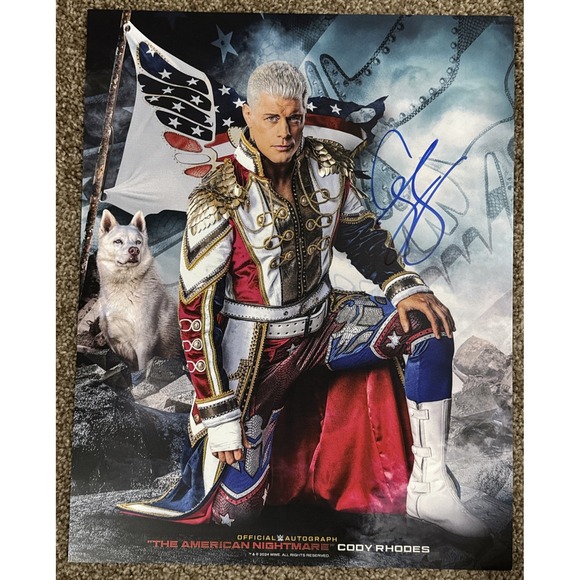 Cody Rhodes Signed Official WWE Friday Night Smackdown (11x14
